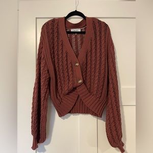 Knit cardigan